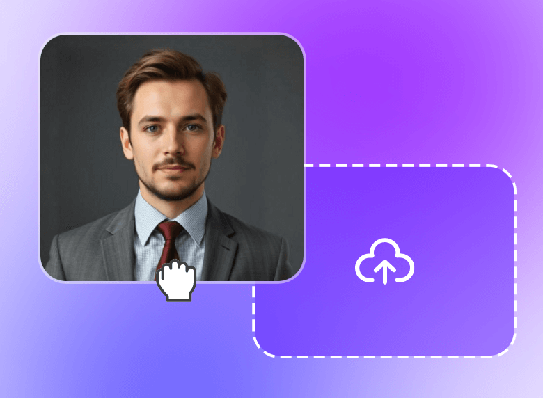 Step 1 upload an image to our AI Santa video maker