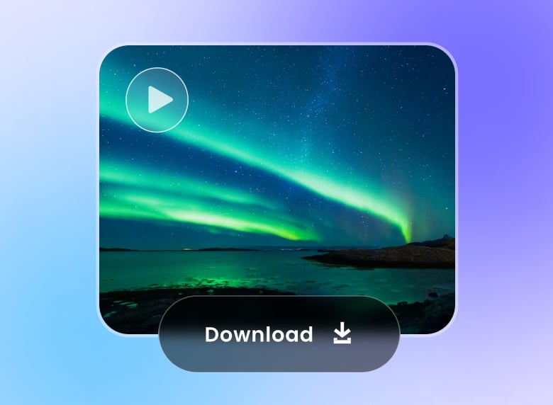 Step 3 keep editing or download the AI generated video in Clipfly